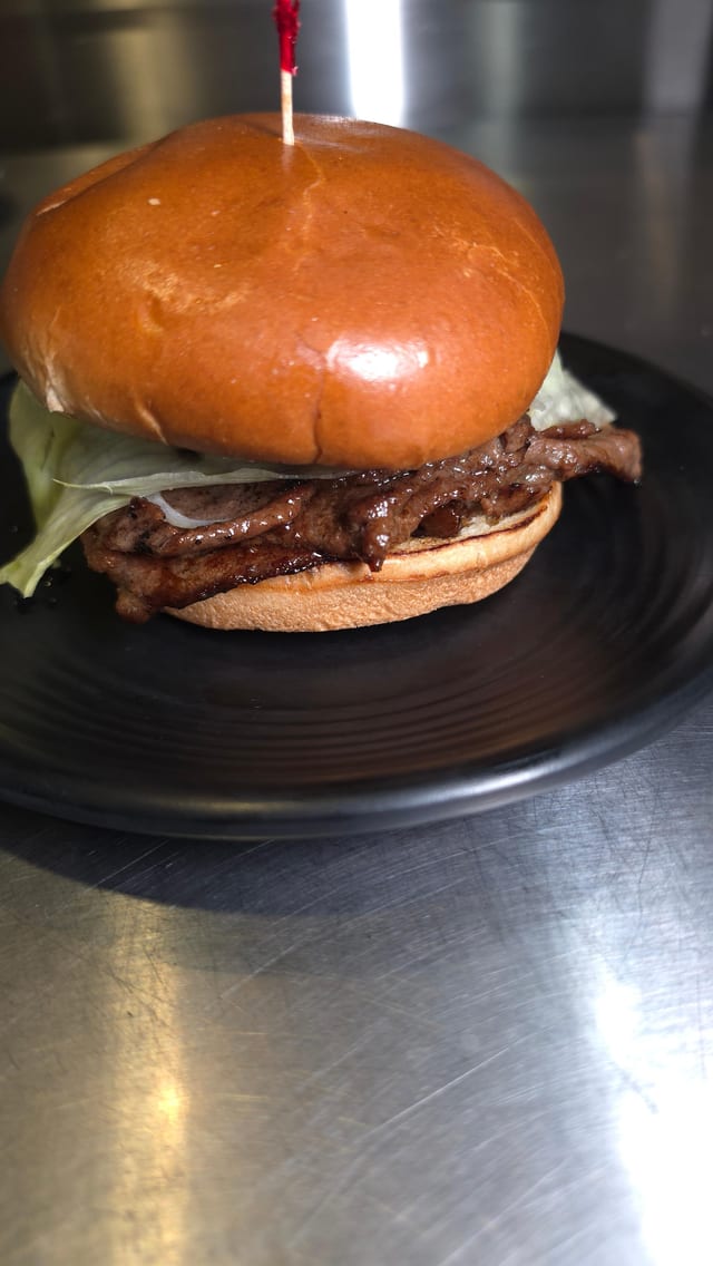 Teri Beef Sandwich.