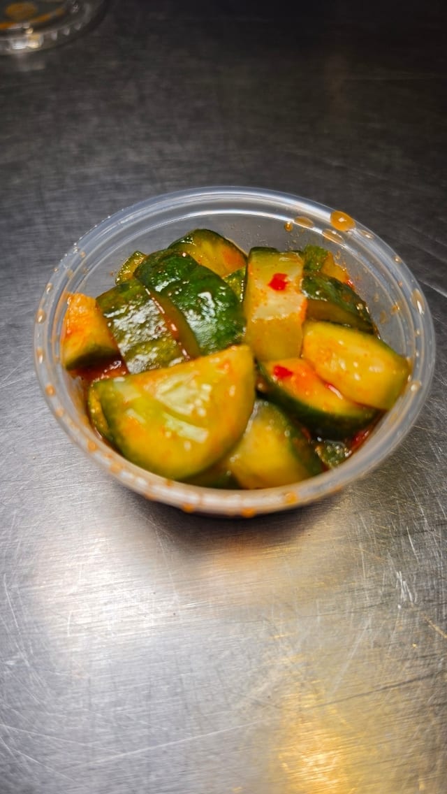 Side Cucumber Kimchi.