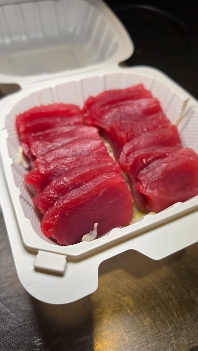 Ahi Sashimi.