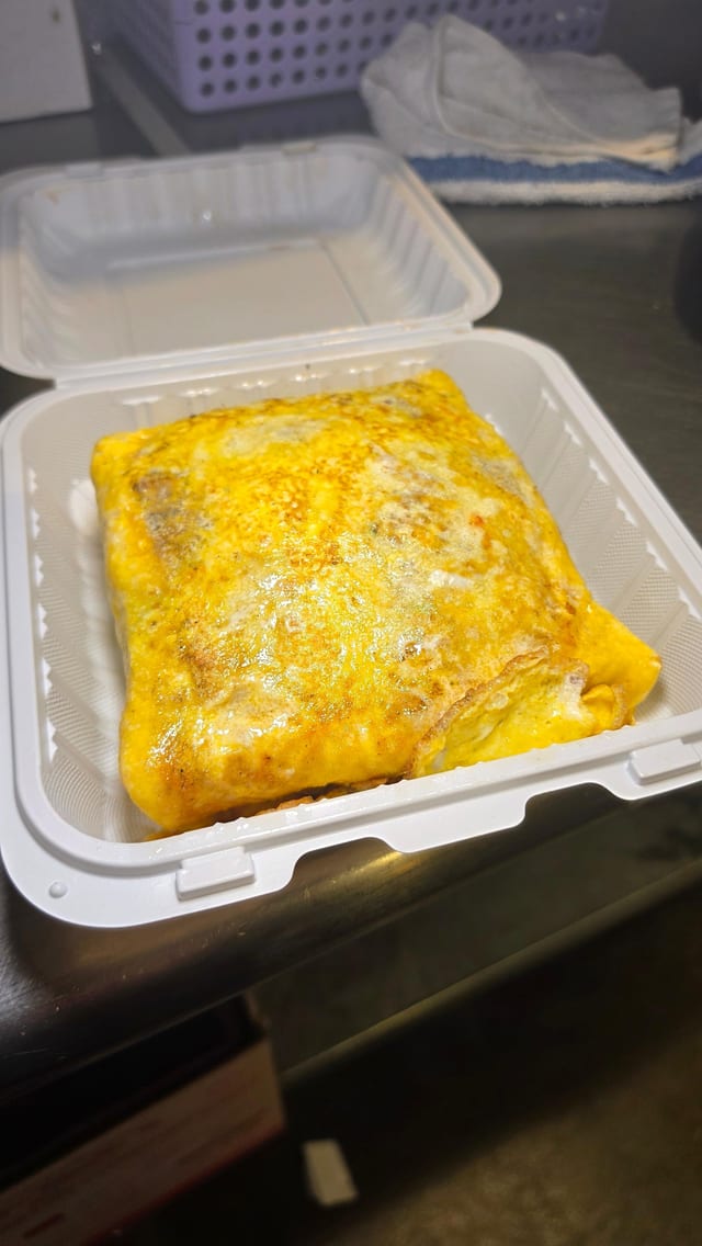 Bowlz Fried Rice Omelet.