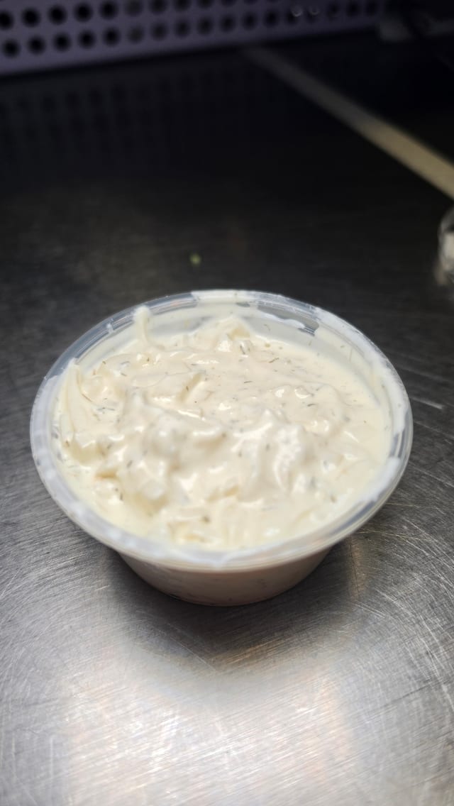4oz Tartar sauce.